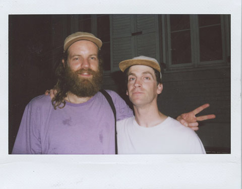 Peter Sutherland and Jim Managan at the Vice photo issue party