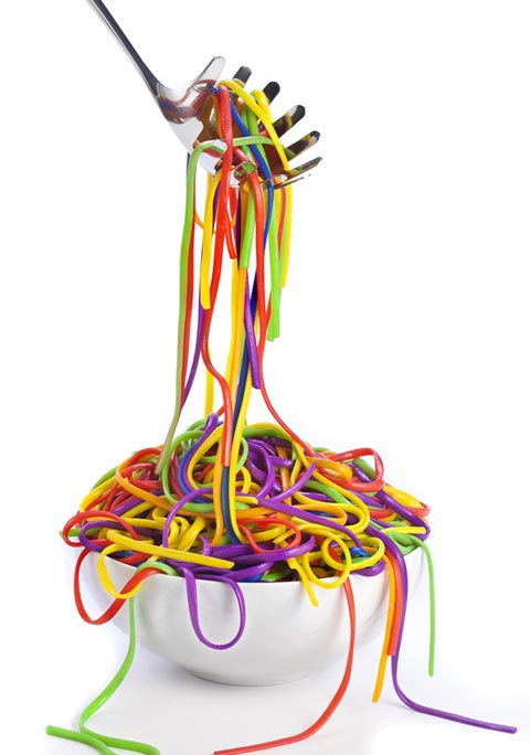 rainbow noodles Henry Hargreaves photography