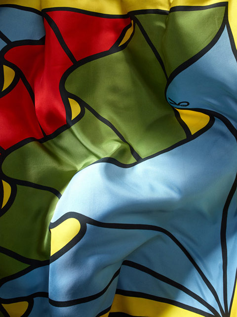 Martin Klimas silk scarves