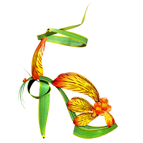 shoe fleur Michel Tcherevkoff
