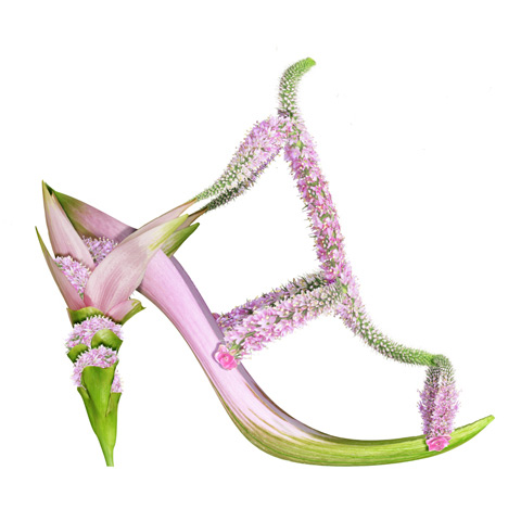 shoe fleur Michel Tcherevkoff