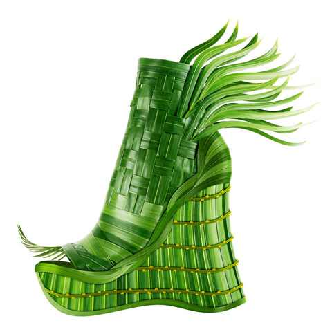 shoe fleur Michel Tcherevkoff