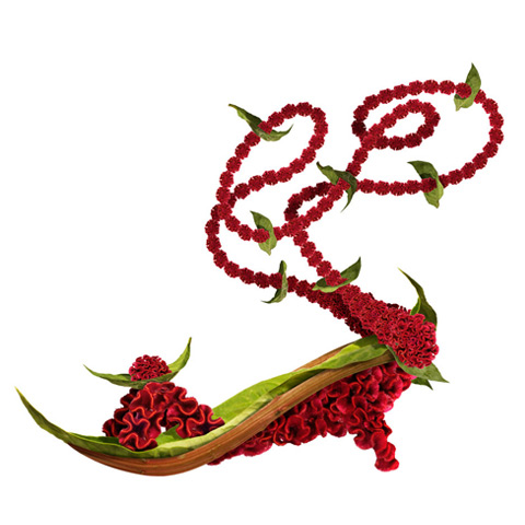 shoe fleur Michel Tcherevkoff