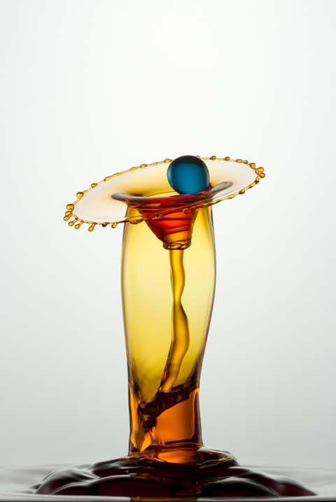 macro water drop photography