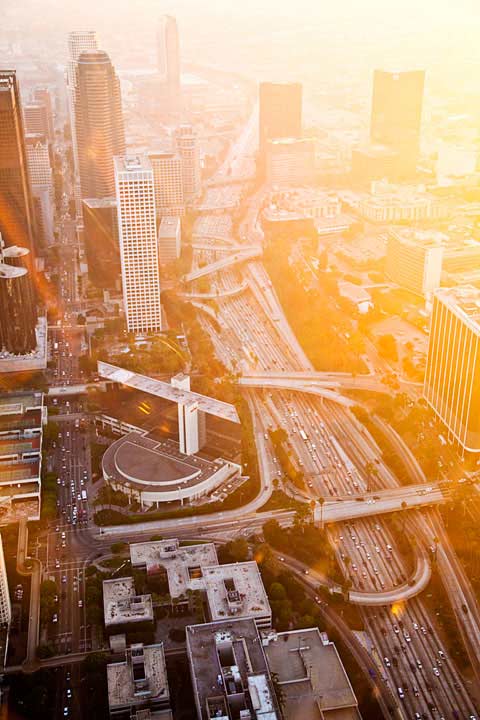 Aerial photographs of Los Angeles Noe Montes