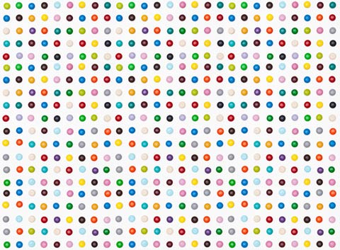 Damien Hirst dot paintings Henry-Hargreaves photography Damien Hirst dot paintings Henry-Hargreaves photography