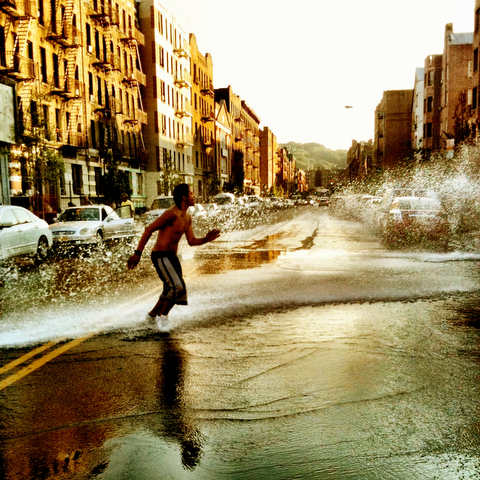fire hydrant summer bronx Giovanni Savino