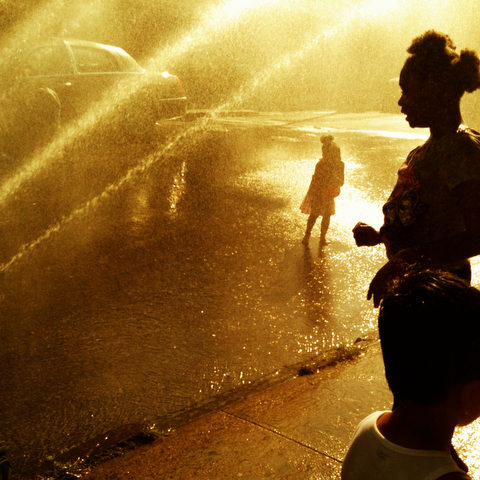 fire hydrant summer bronx Giovanni Savino