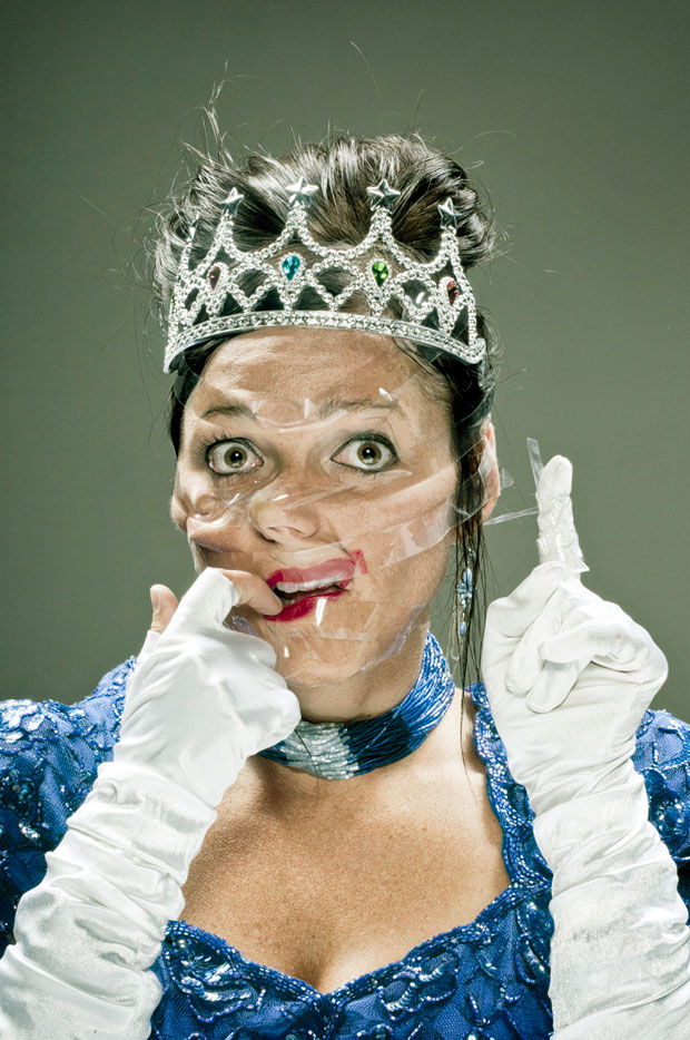 Hilarious Portraits Use Scotch Tape to Distort Faces - Feature Shoot