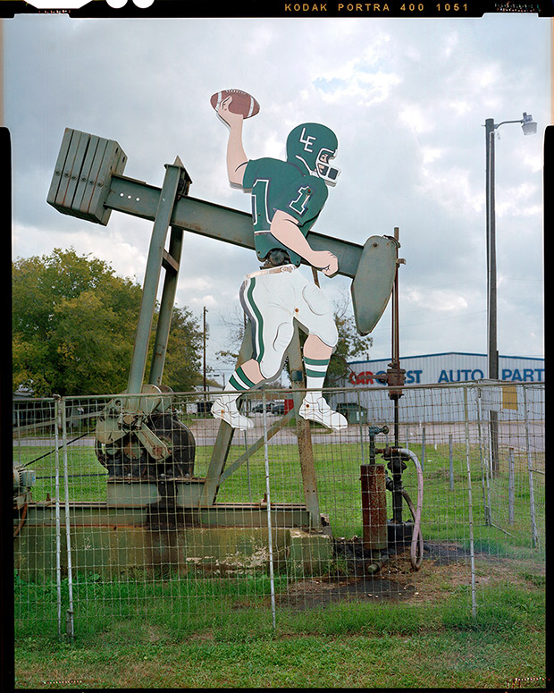 'Nodding Donkeys' Photos of Decorated Oil Pumps in SmallTown Texas Feature Shoot