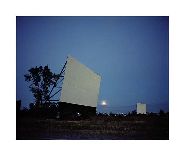 Wim Wenders, Drive-in at night, Montréal, Canada, 2013, Image courtesy the artist and BlainSouthern