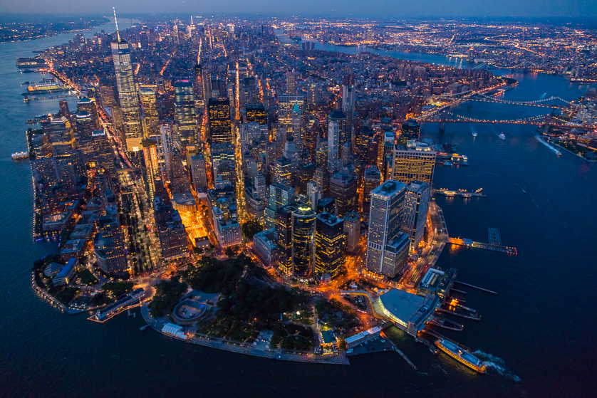 New York Citys Famous Landmarks Captured From Above Feature Shoot