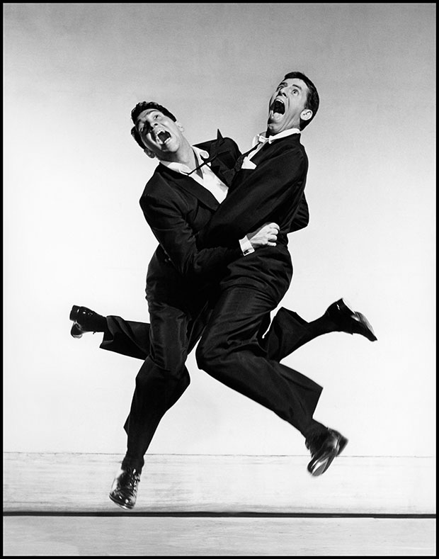 1951. American actors Dean MARTIN and Jerry LEWIS.
