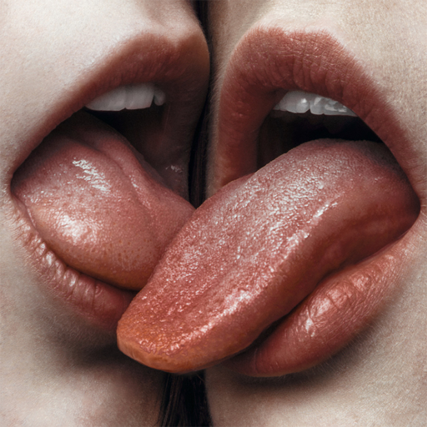 An Up-Close Study of Kisses Shared Between People in Love.