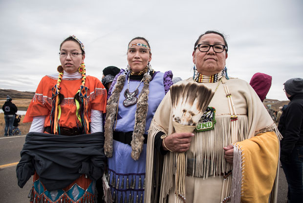 water-protectors-perform-a-ceremony-at-frontlines