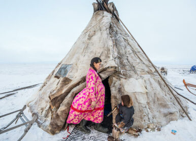 Lena, the pregnant Nenets woman Alegra documented