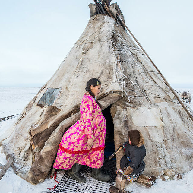 Lena, the pregnant Nenets woman Alegra documented